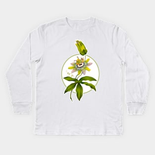 Passion fruit flower Kids Long Sleeve T-Shirt